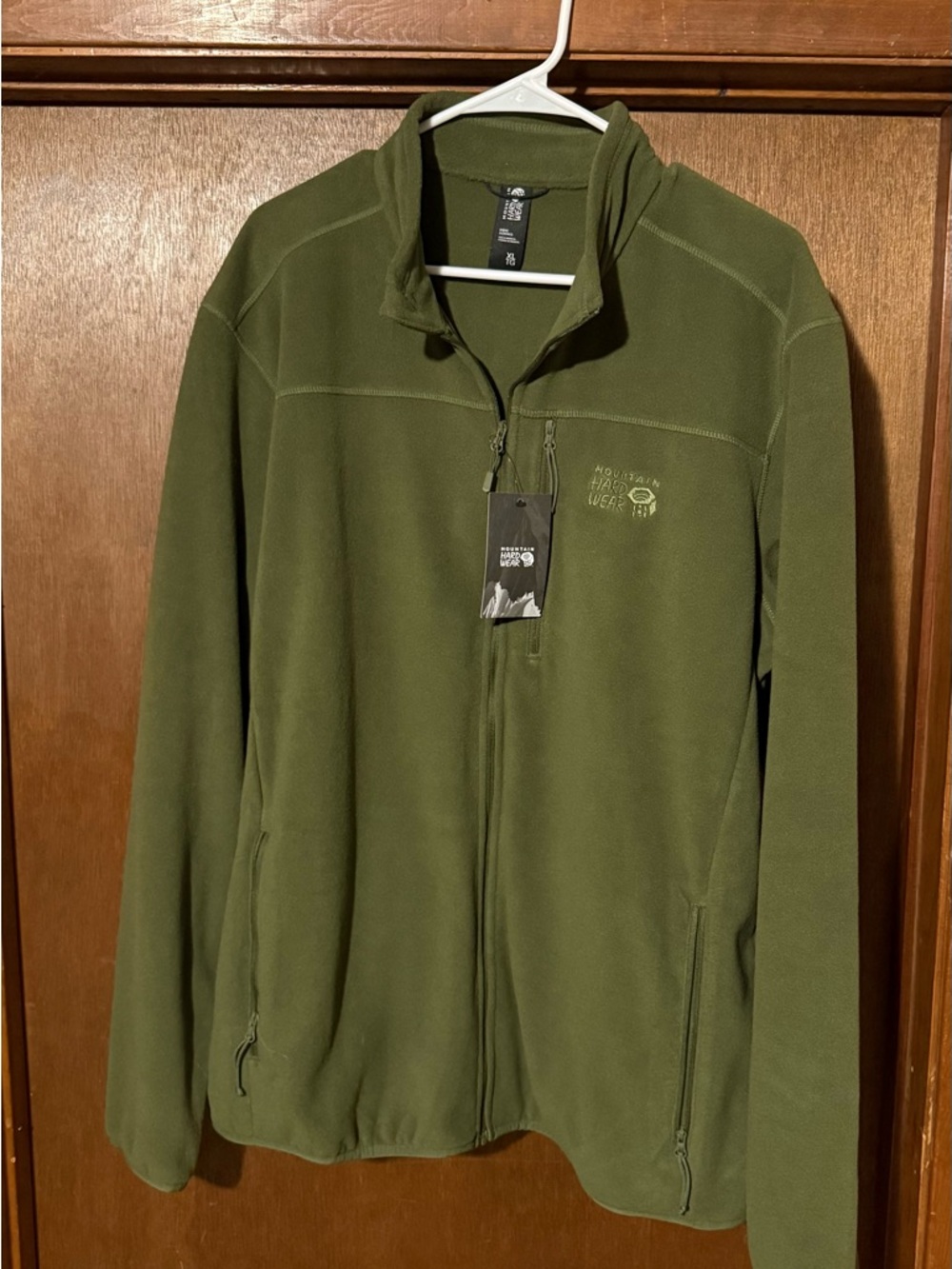 Mountain Hardwear Olive Green Fleece Jacket